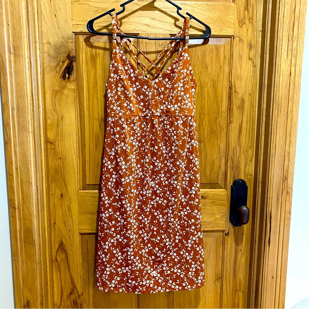 Lizzy Maternity Brushed Knit Dress with Elegant Crossover Strap Detail